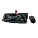 Kit Teclado + Mouse GENIUS KM-8100, Inalámbrico, USB, Español, Black
