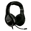 Auriculares TEROS TE8070N, Micrófono, Conector USB, Negro.
