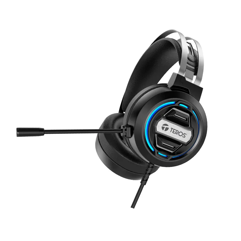 Auriculares Gaming TEROS TE8160N Estéreo, Micrófono, Conector 3.5Mm Y Usb