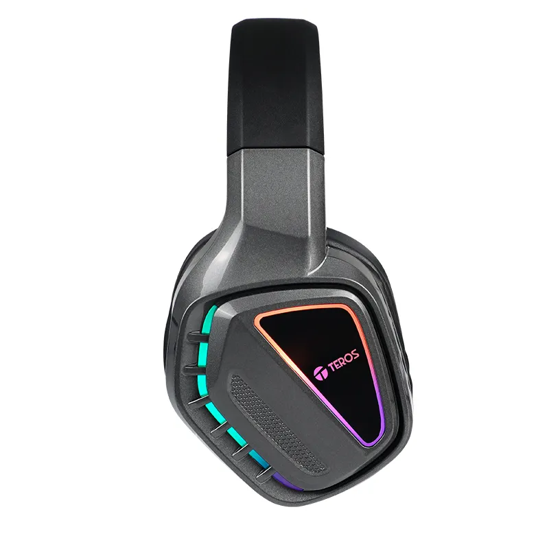 Auriculares Gaming TEROS TE8171N Estéreo, Micrófono, Luces RGB